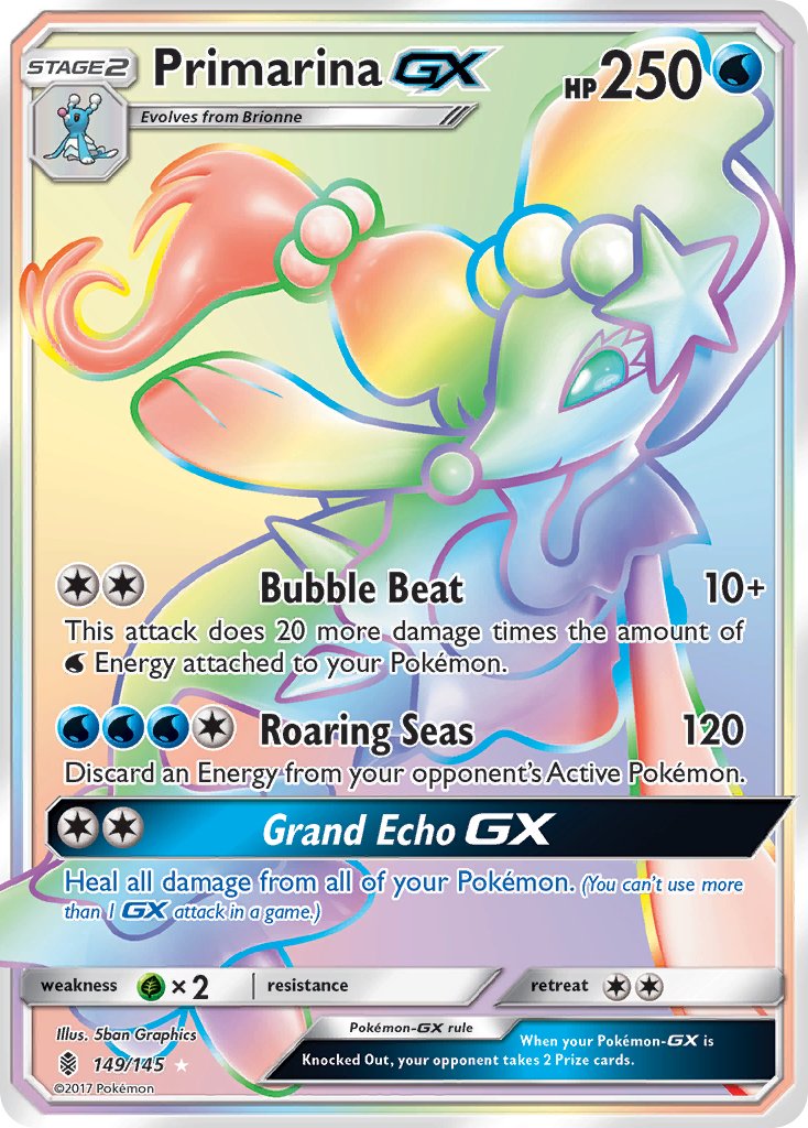 149/145 Primarina GX (Secret Rare)