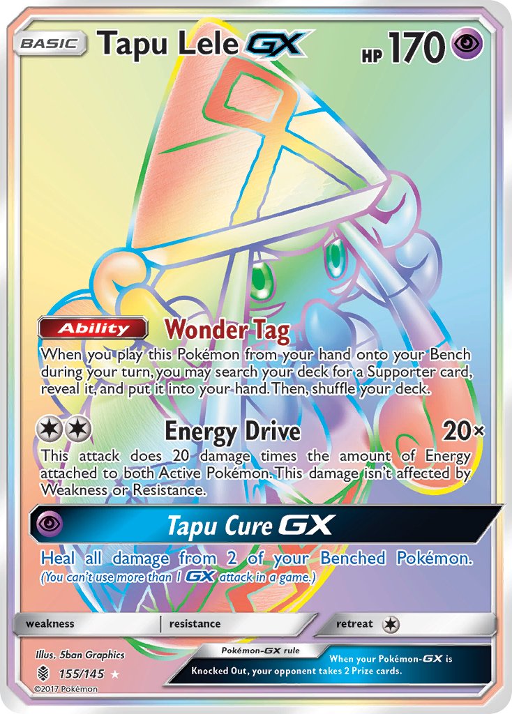155/145 Tapu Lele GX (Secret Rare)