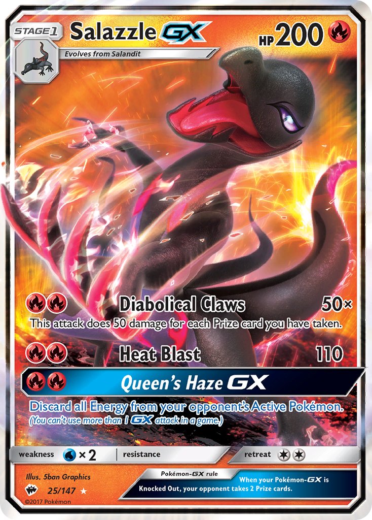 025/147 Salazzle GX