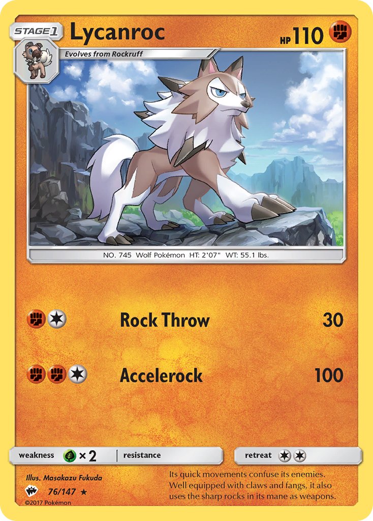 076/147 Lycanroc