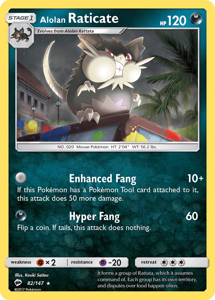 082/147 Alolan Raticate