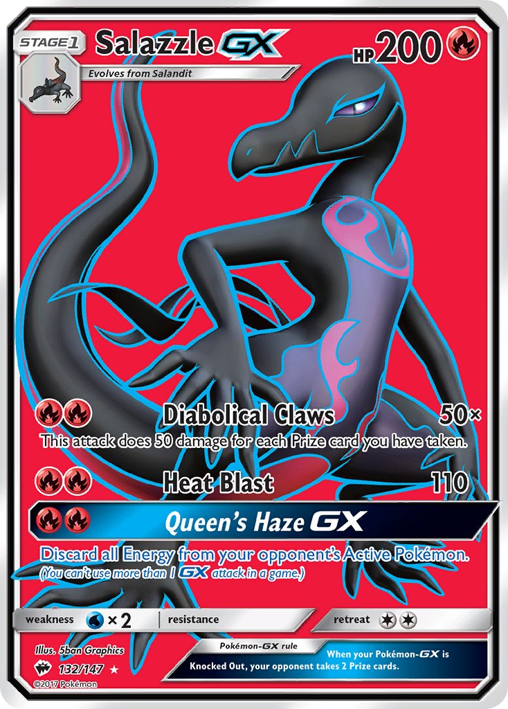 132/147 Salazzle GX (Full Art)