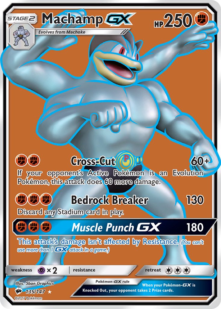 135/147 Machamp GX (Full Art)
