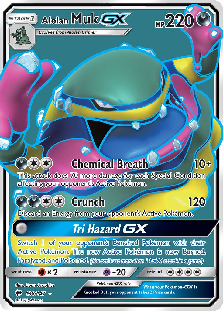 138/147 Alolan Muk GX (Full Art)