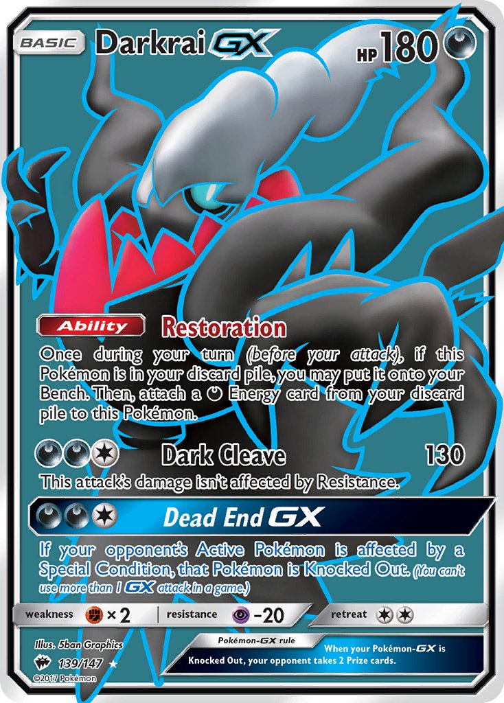 139/147 Darkrai GX (Full Art)