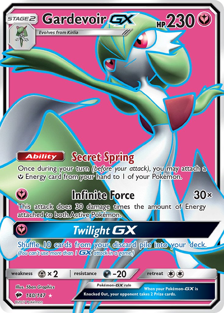 140/147 Gardevoir GX (Full Art)