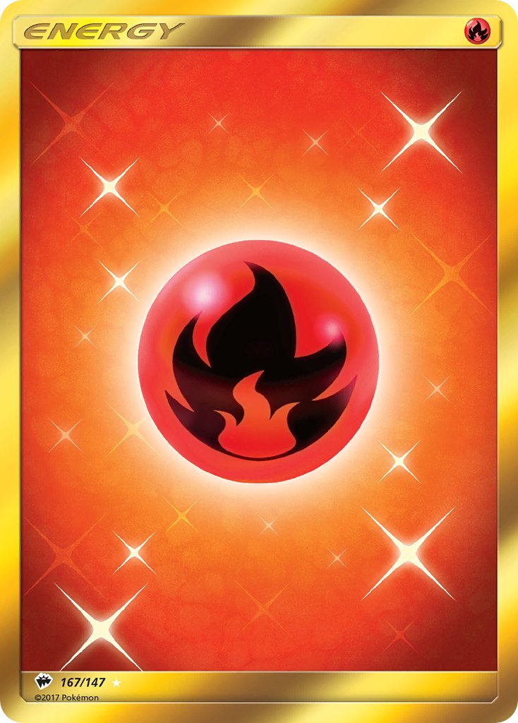 167/147 Fire Energy (Secret Rare)