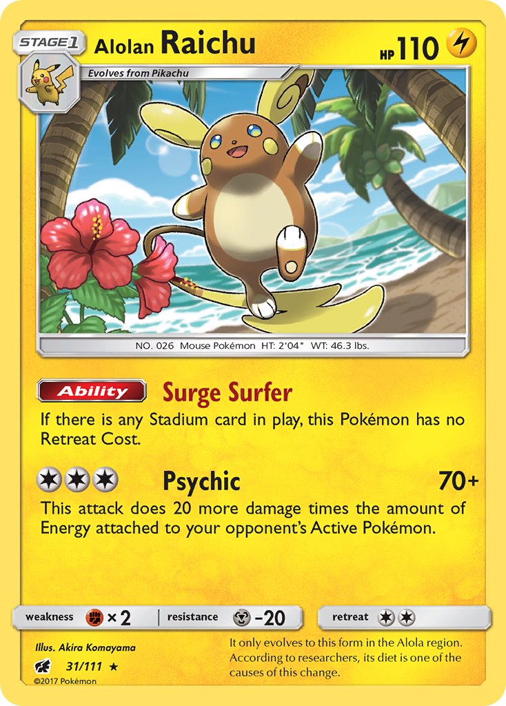 031/111 Alolan Raichu