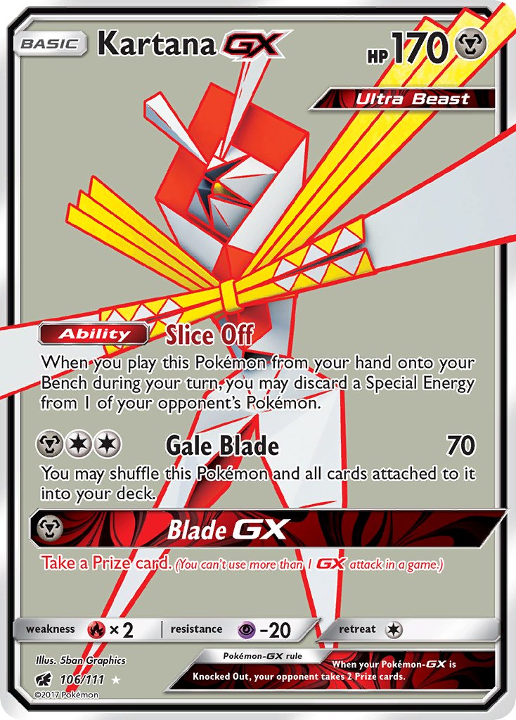 106/111 Kartana GX (Full Art)