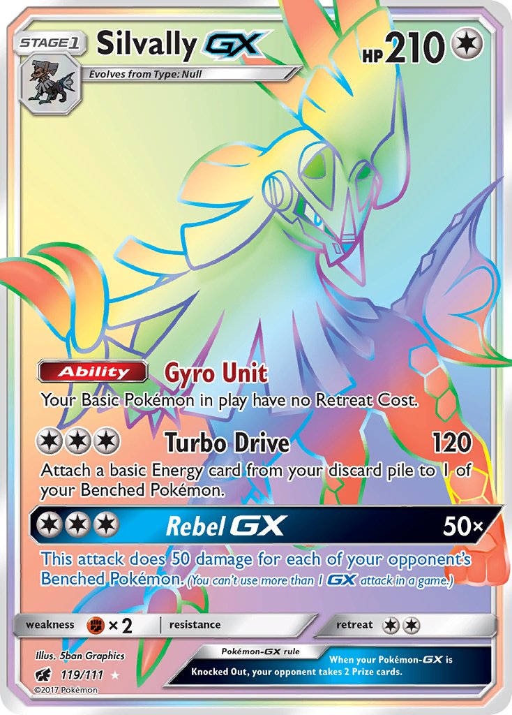 119/111 Silvally GX (Secret Rare)