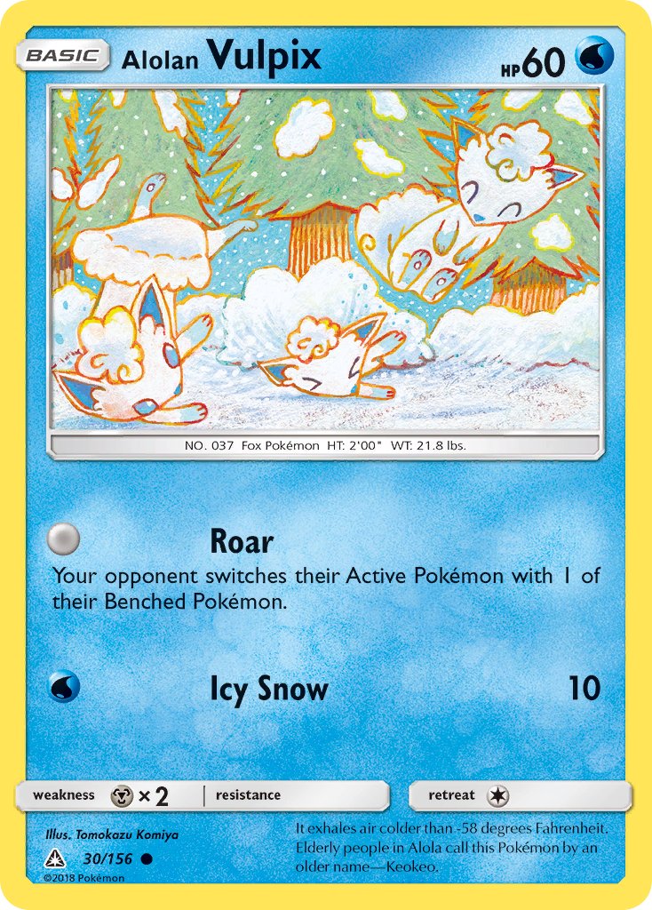 030/156 Alolan Vulpix