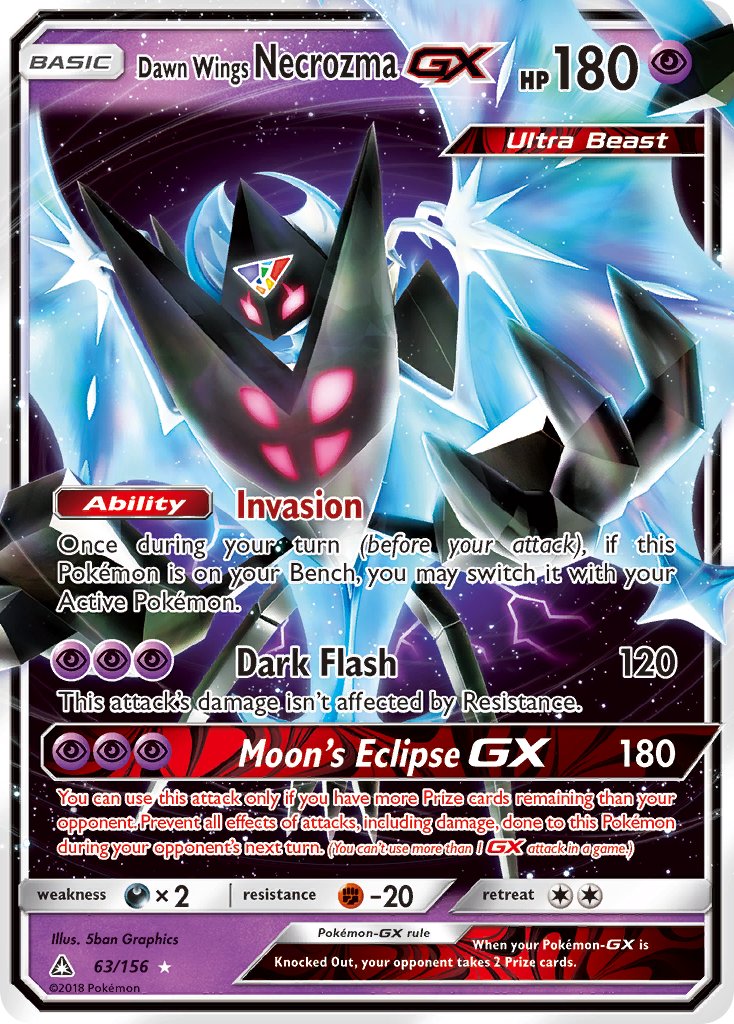 063/156 Dawn Wings Necrozma GX