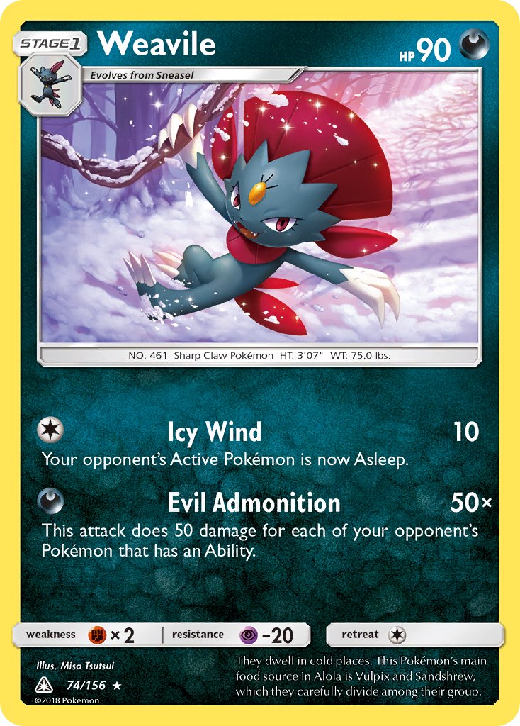 074/156 Weavile