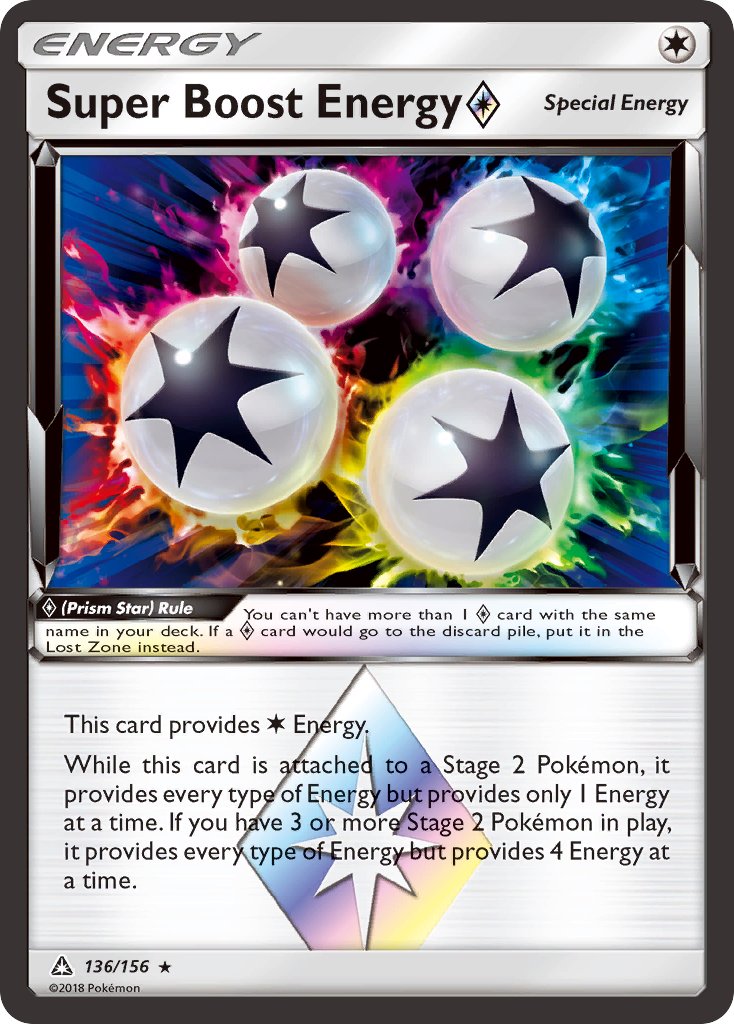 136/156 Super Boost Energy ◇ (Prism Star)