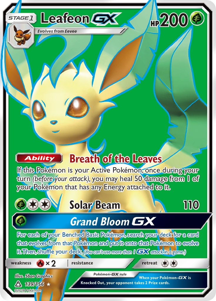 139/156 Leafeon GX (Full Art)