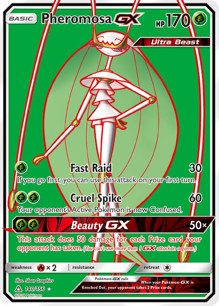 140/156 Pheromosa GX (Full Art)