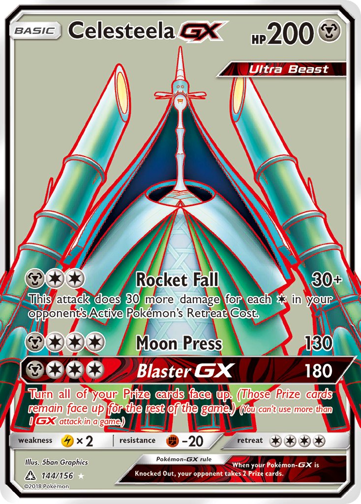 144/156 Celesteela GX (Full Art)