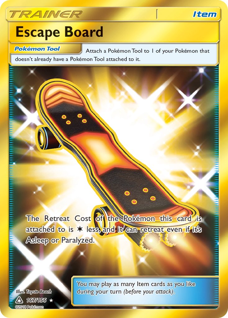 167/156 Escape Board (Secret Rare)