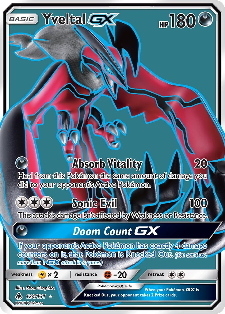 124/131 Yveltal GX (Full Art)