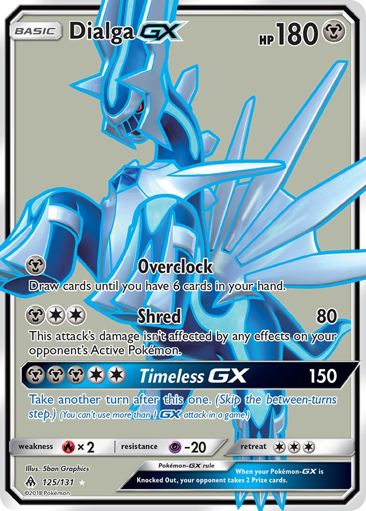 125/131 Dialga GX (Full Art)