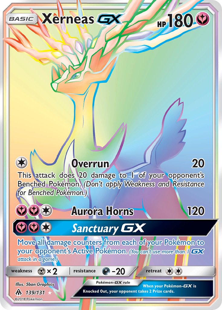 139/131 Xerneas GX (Secret Rare)