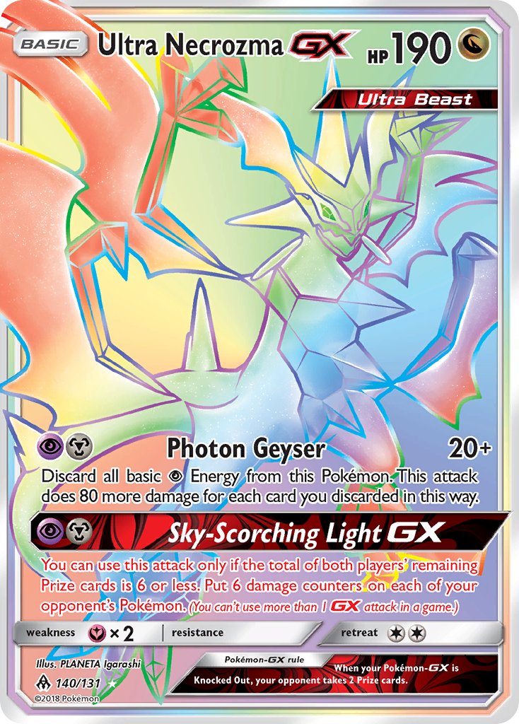 140/131 Ultra Necrozma GX (Secret Rare)