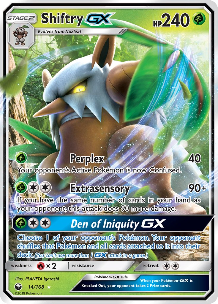 014/168 Shiftry GX