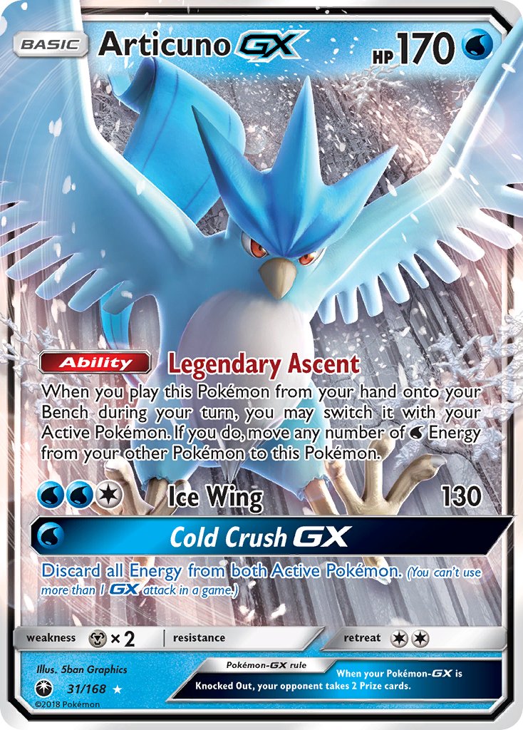 031/168 Articuno GX