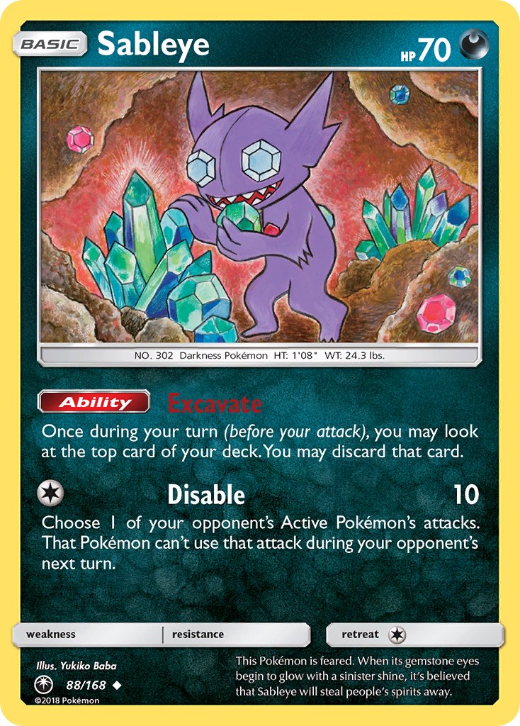 088/168 Sableye