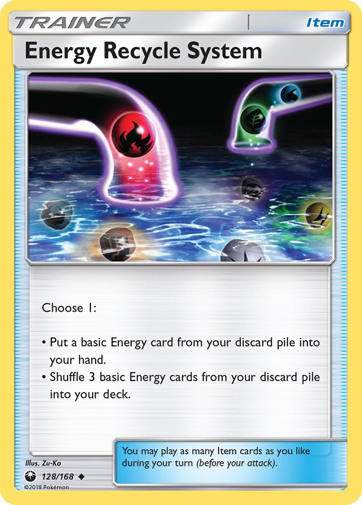128/168 Energy Recycling System