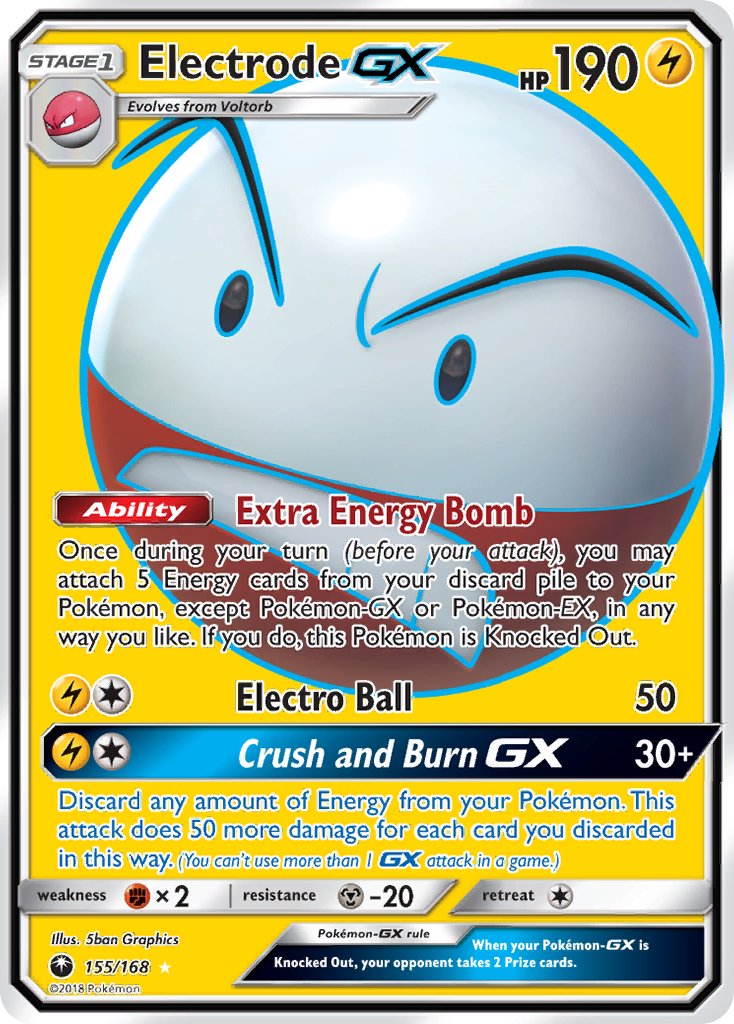 155/168 Electrode GX (Full Art)