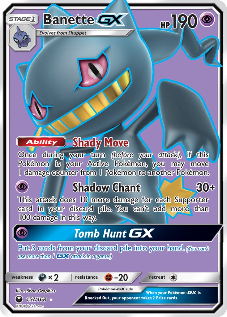 157/168 Banette GX (Full Art)