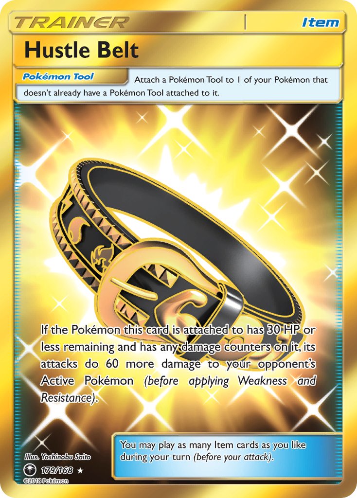 179/168 Hustle Belt (Secret Rare)