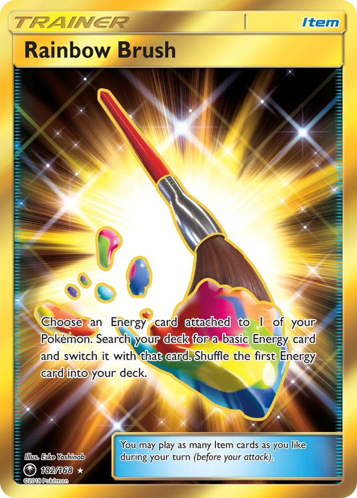 182/168 Rainbow Brush (Secret Rare)