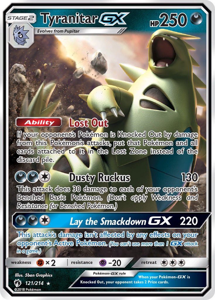 121/214 TyranitarGX