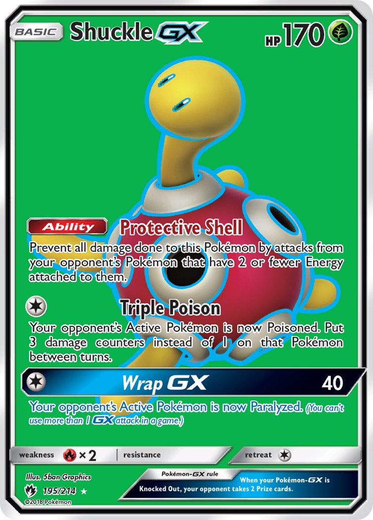 195/214 Shuckle GX (Full Art)