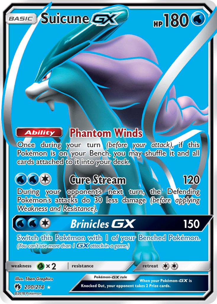 200/214 Suicune GX (Full Art)