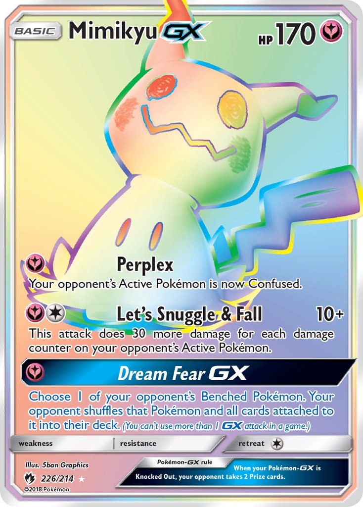 226/214 Mimikyu GX (Secret Rare)