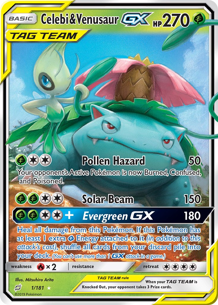 001/181 Celebi & Venusaur GX