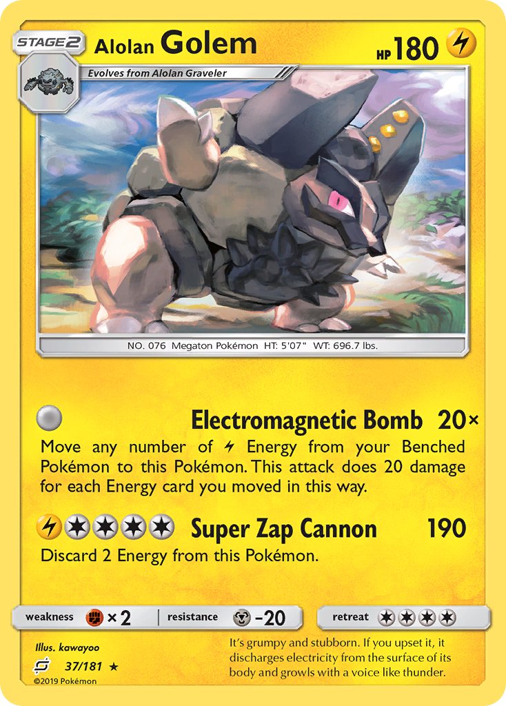 037/181 Alolan Golem