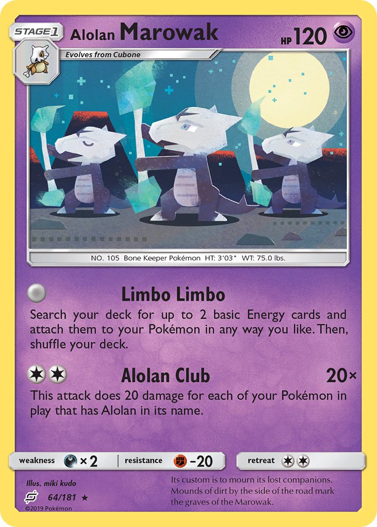 064/181 Alolan Marowak