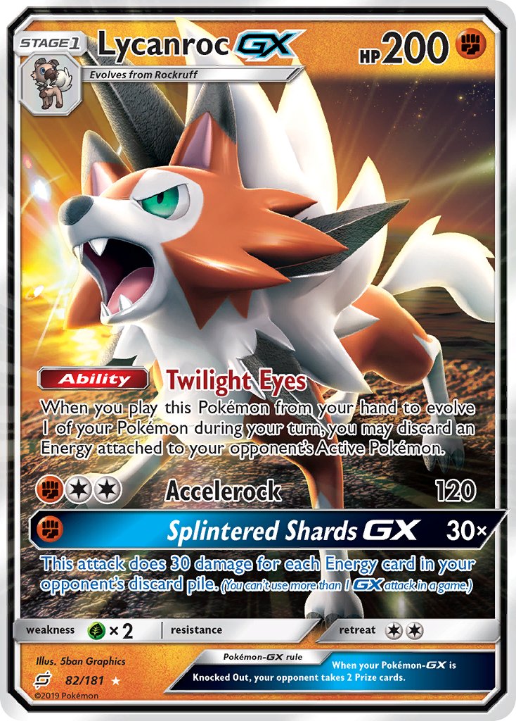 082/181 Lycanroc GX