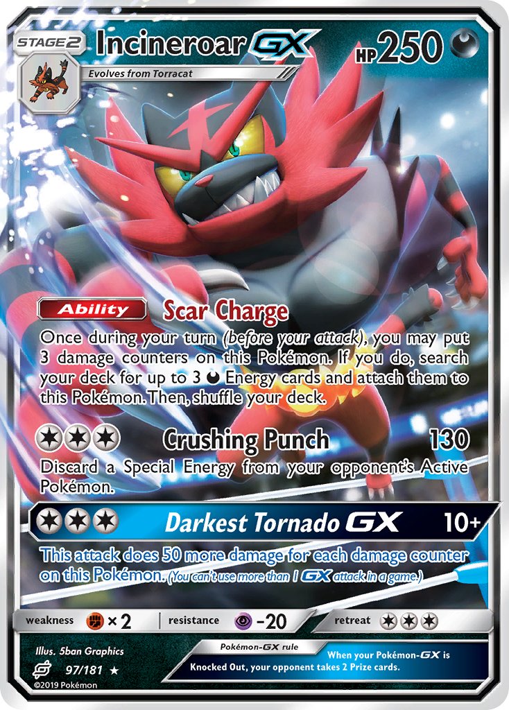 097/181 Incineroar GX