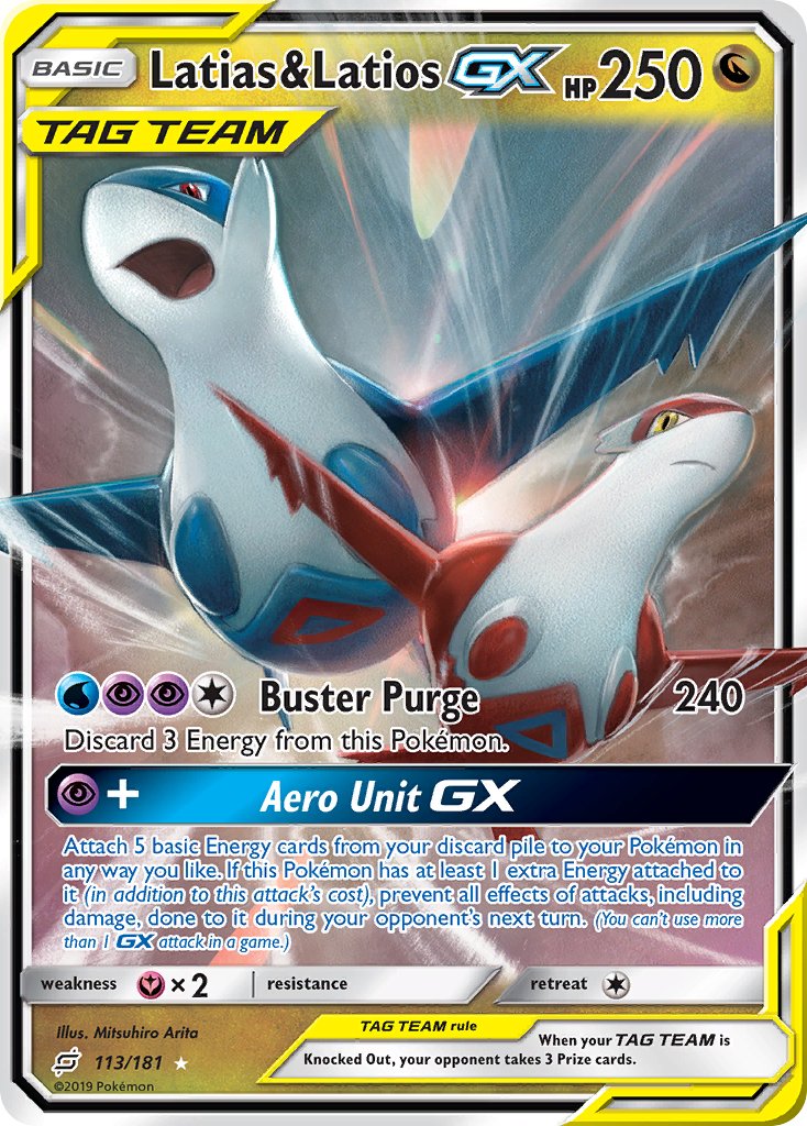113/181 Latias & Latios GX