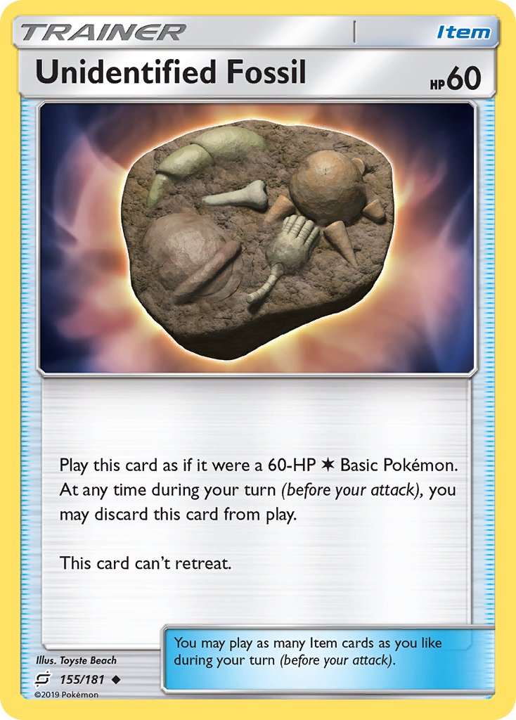 155/181 Unidentified Fossil