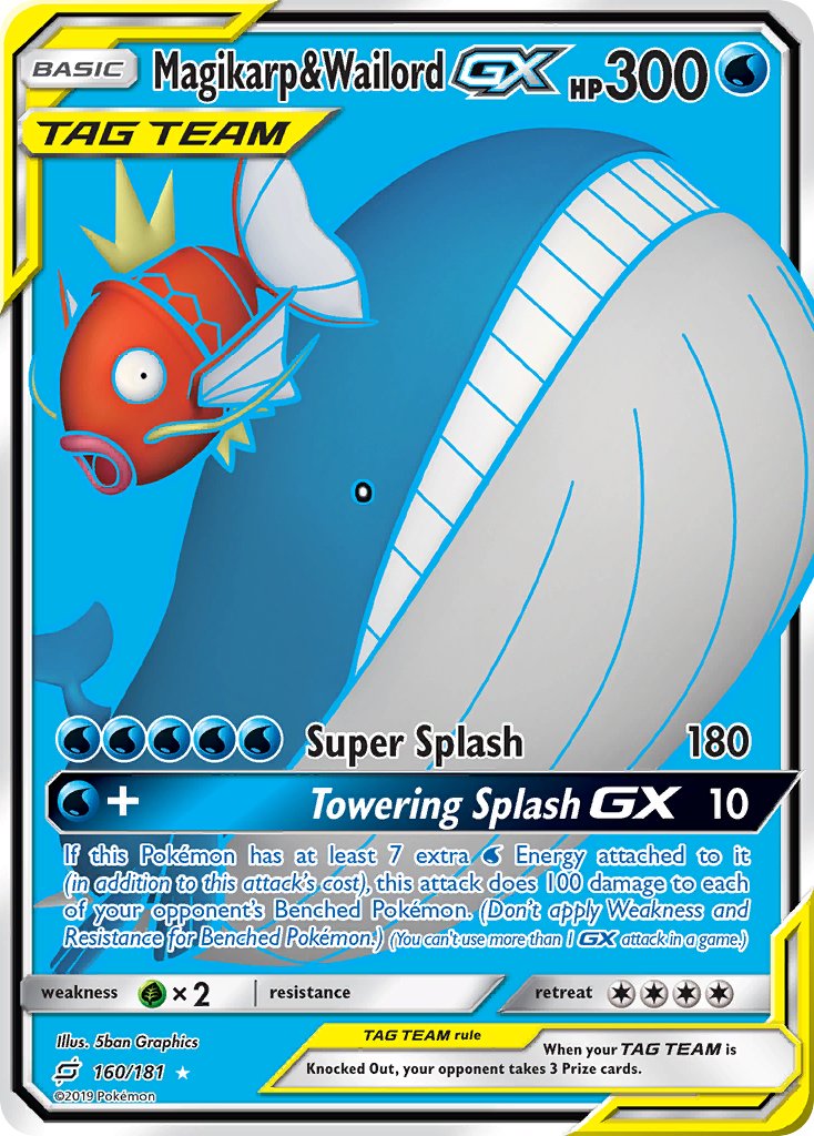 160/181 Magikarp & Wailord GX