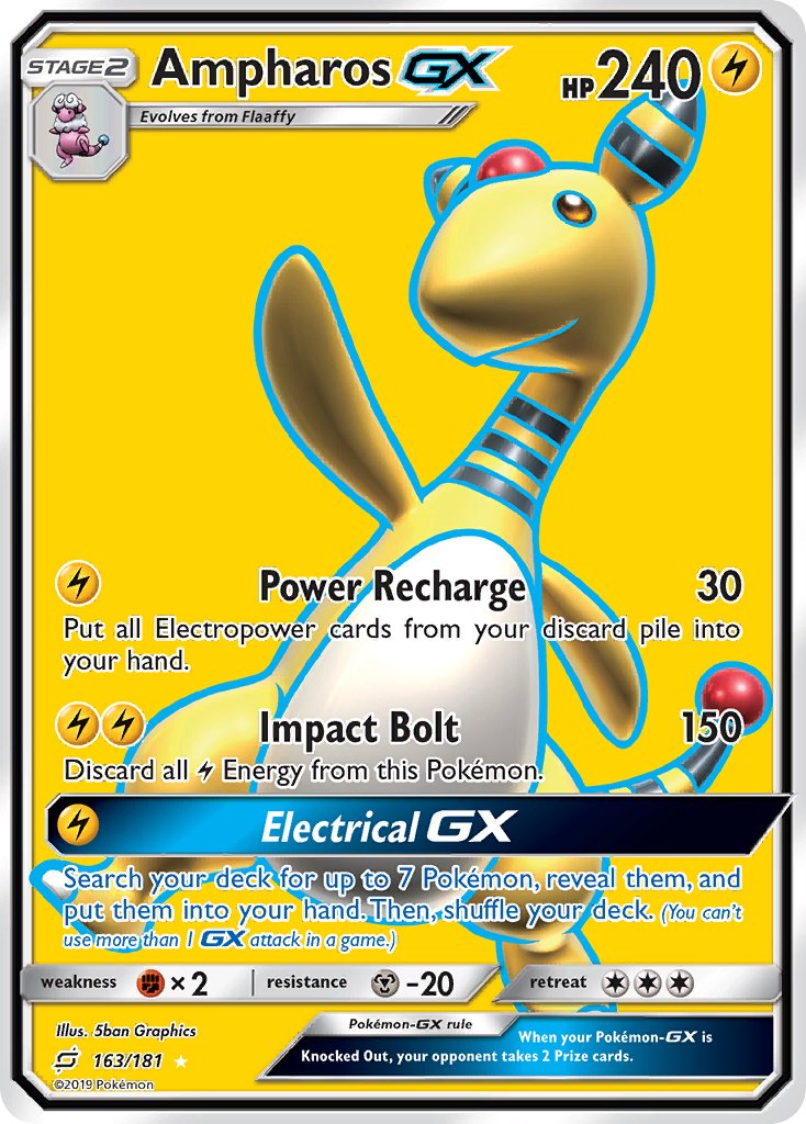 163/181 Ampharos GX