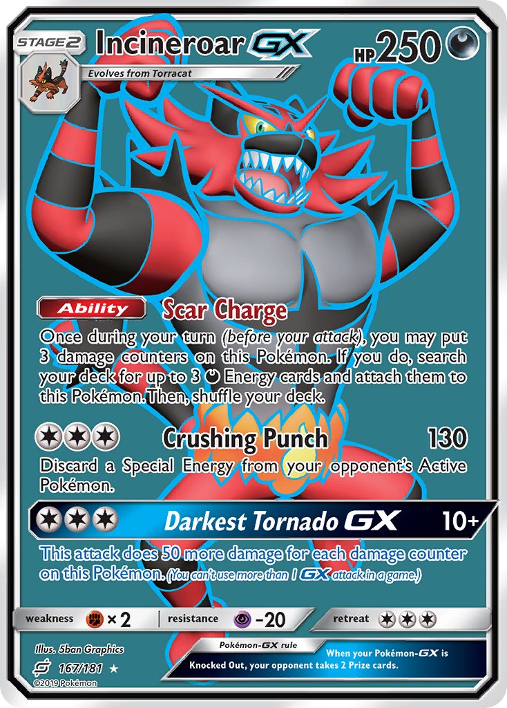167/181 Incineroar GX