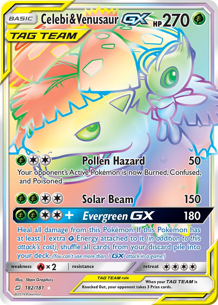 182/181 Celebi & Venusaur GX