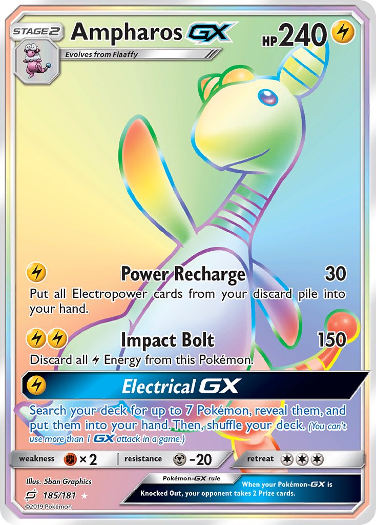 185/181 Ampharos GX